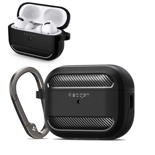 Spigen Rugged Armor Designed Case for Airpods Pro & Pro 2