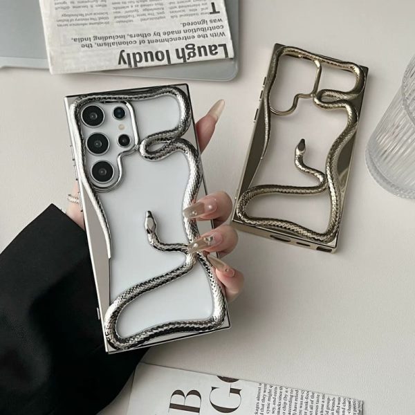 snake design Hollow tpu bumper case for samsung