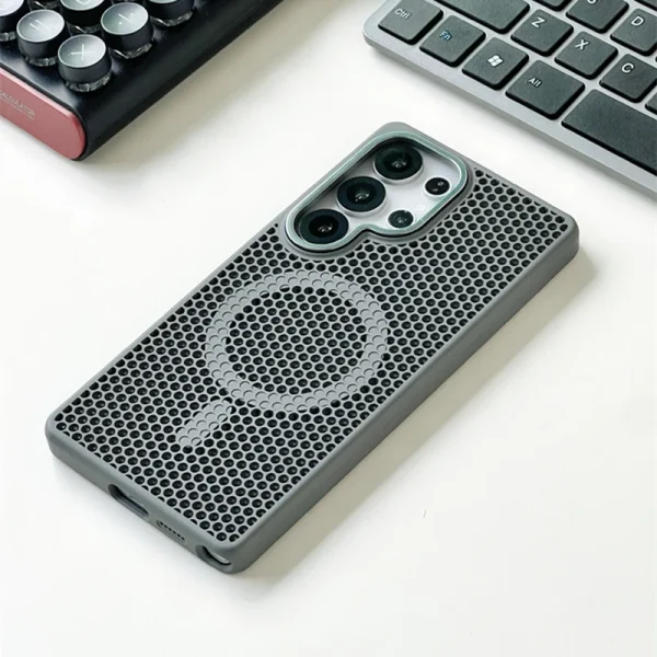 Honeycomb air absorption case with Magsafe available for Samsung