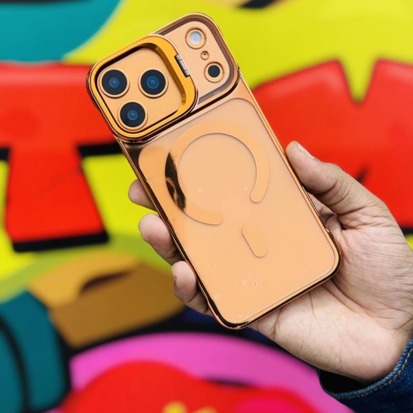 Frameless HD case with camera stand case available for iPhone 17 Pro - 17 Pro Max