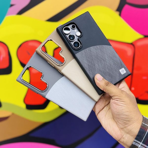 Premium Pu Leather Magsafe Support Hard Case Available for Samsung S26 ultra S25 ultra S24 ultra