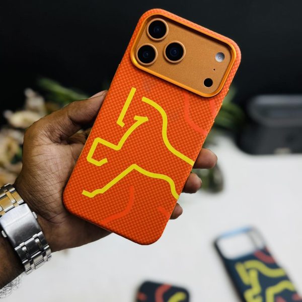 Premium Leather Textured MaGsafe Support Radium Case Available for iPhone